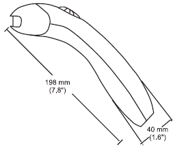 MS9535扫描器尺寸图